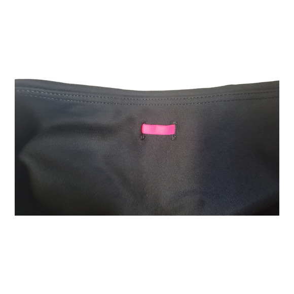 Victoria's Secret VSX Side Rainbow Sport Cropped Leggings Stretch Black Size XS - Picture 4 of 5